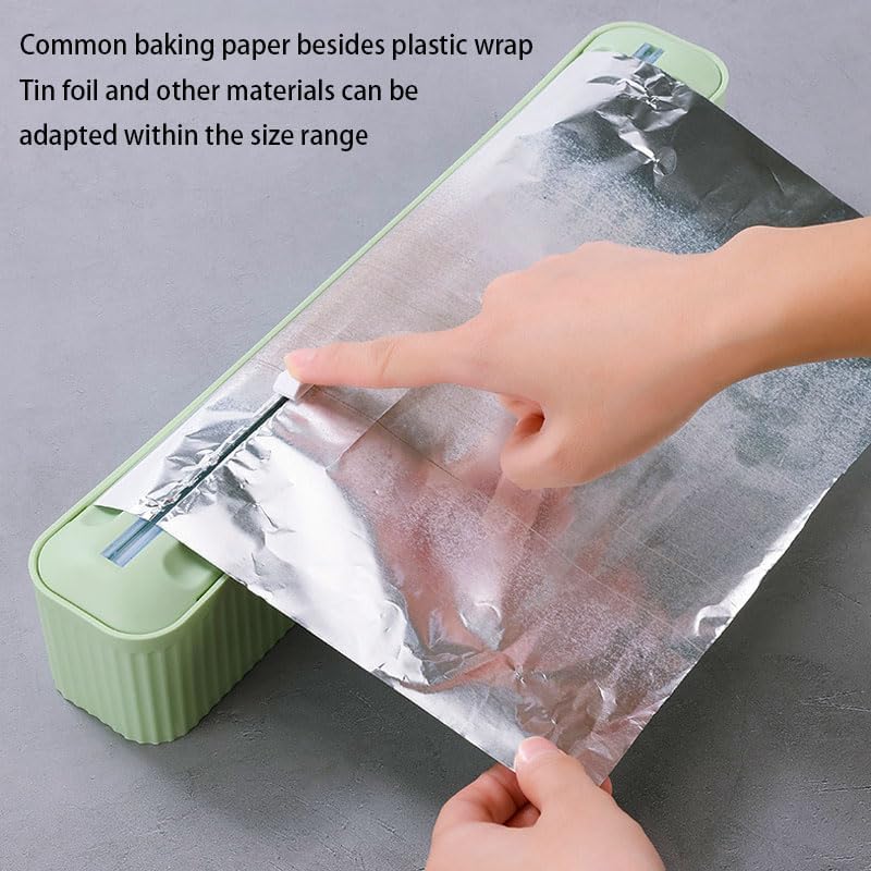 Dispensador 3 en 1: Papel Film, Aluminio y Mantequilla