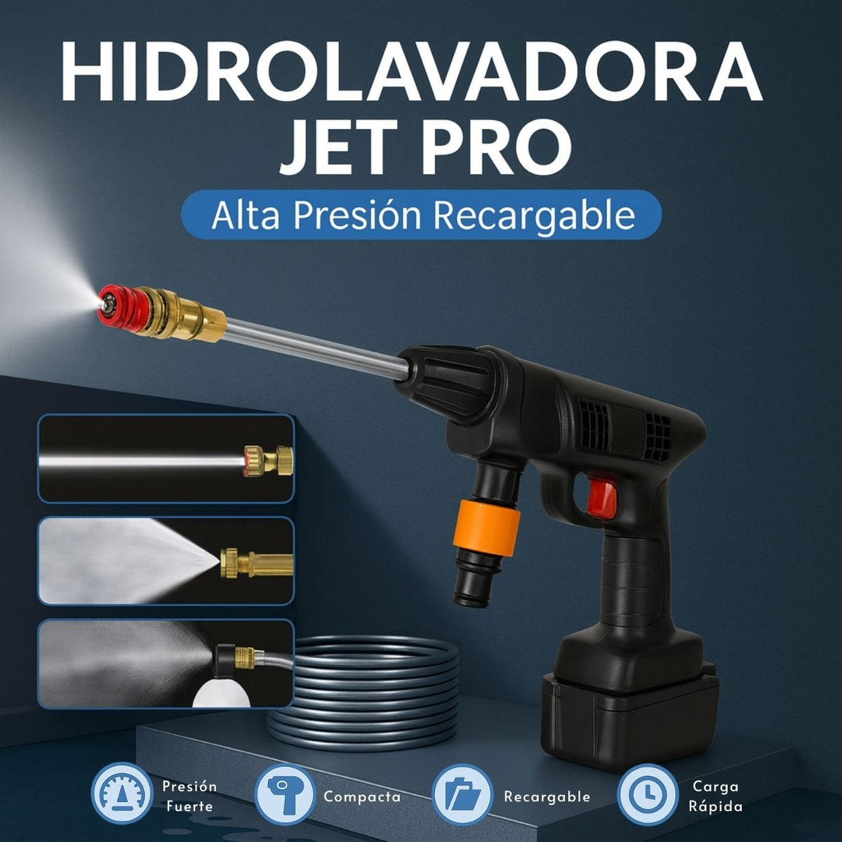 Hidrolavadora Portátil  + Aspiradora GRATIS!