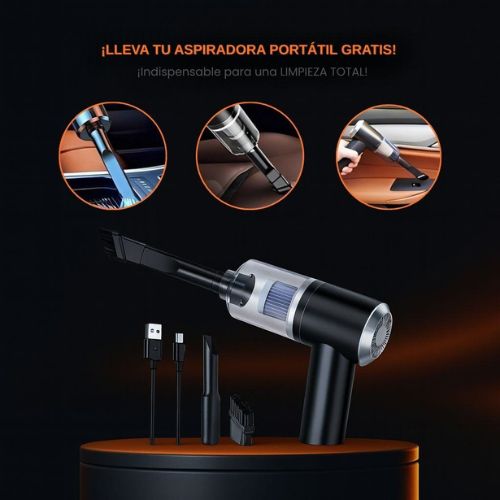 Hidrolavadora Portátil  + Aspiradora GRATIS!