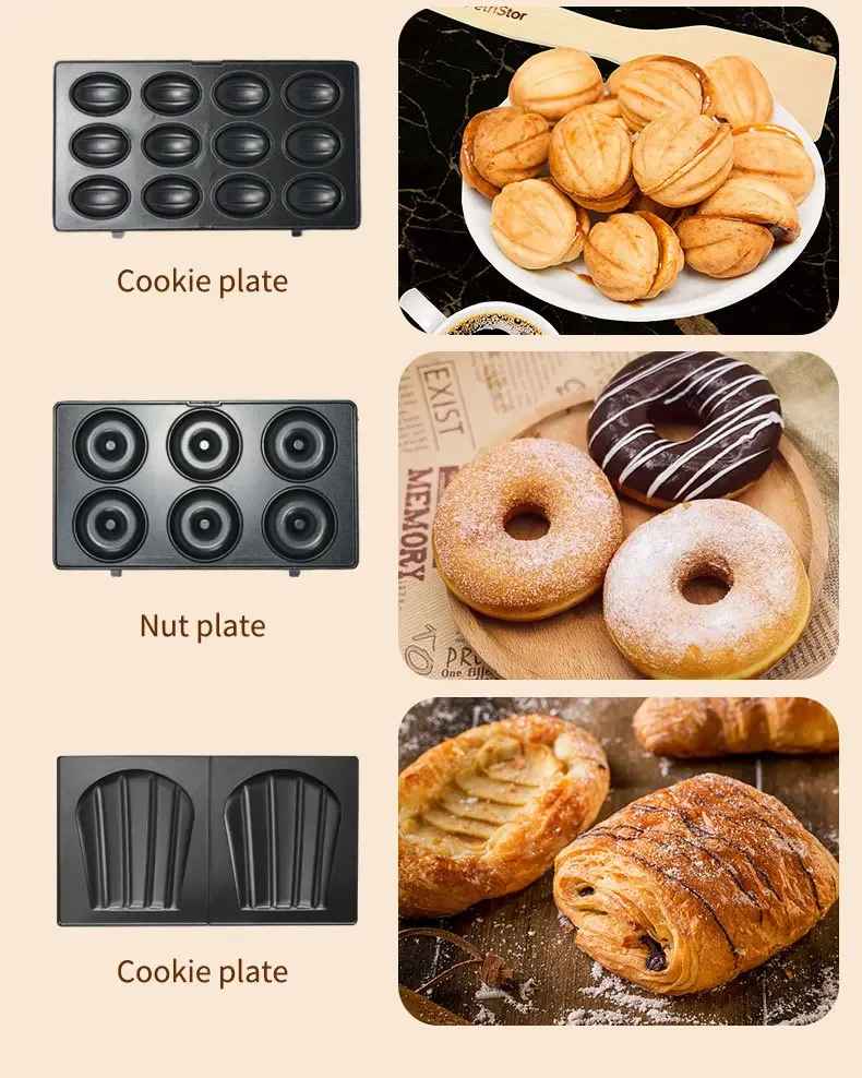 Sanduchera multifuncional 7 en 1 - Sokany